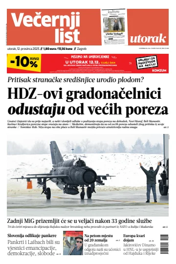 Večernji list - Zagreb - 12 Dec 2023