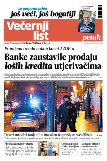 Večernji list - Zagreb - 22 Dec 2023