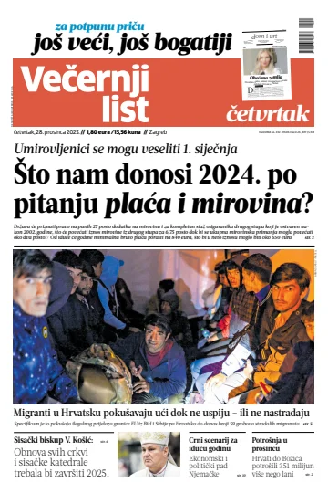 Večernji list - Zagreb - 28 Dec 2023
