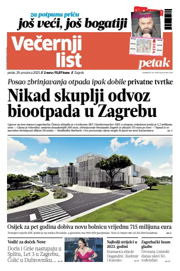 Večernji list - Zagreb - 29 Dec 2023