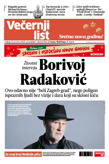 Večernji list - Zagreb - 31 Dec 2023