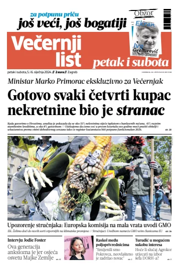 Večernji list - Zagreb - 5 Jan 2024