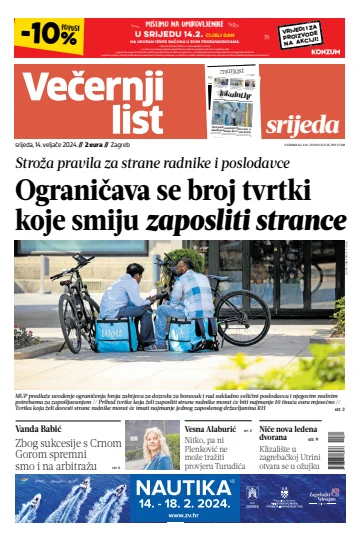 Večernji list - Zagreb - 14 Feb 2024