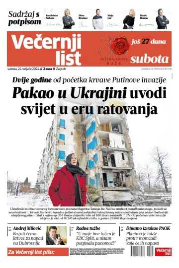 Večernji list - Zagreb - 24 Feb 2024