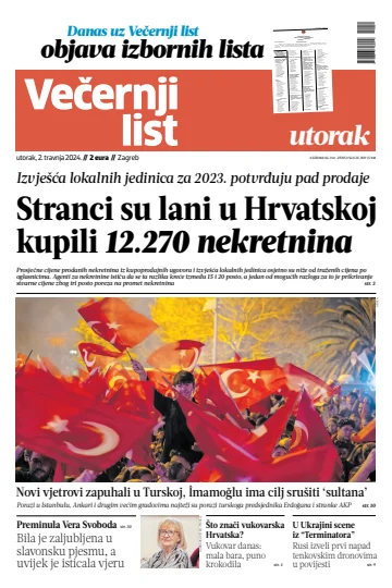 Večernji list - Zagreb - 2 Apr 2024