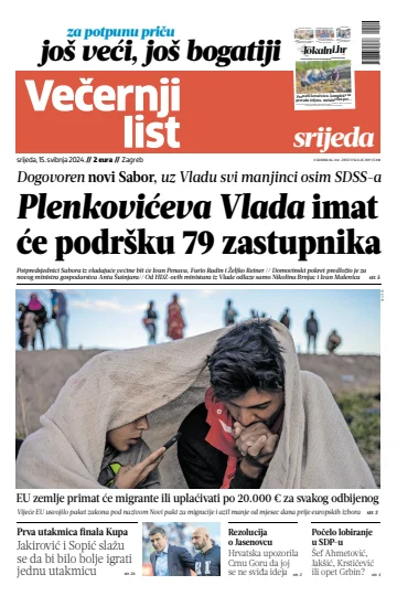 Večernji list - Zagreb - 15 maio 2024