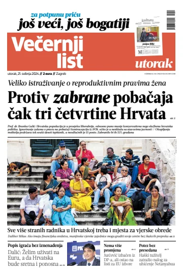 Večernji list - Zagreb - 21 ma 2024