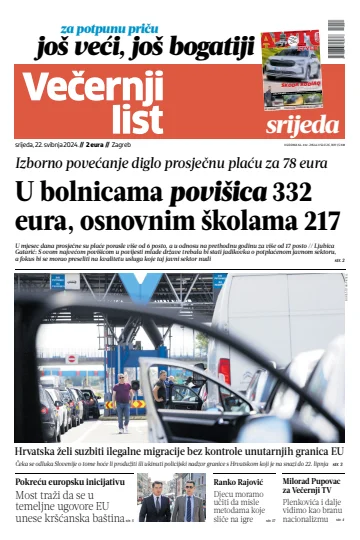 Večernji list - Zagreb - 22 Mai 2024