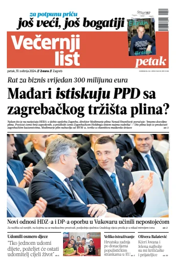 Večernji list - Zagreb - 31 Mai 2024