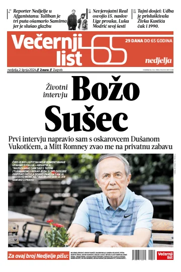 Večernji list - Zagreb - 02 junho 2024