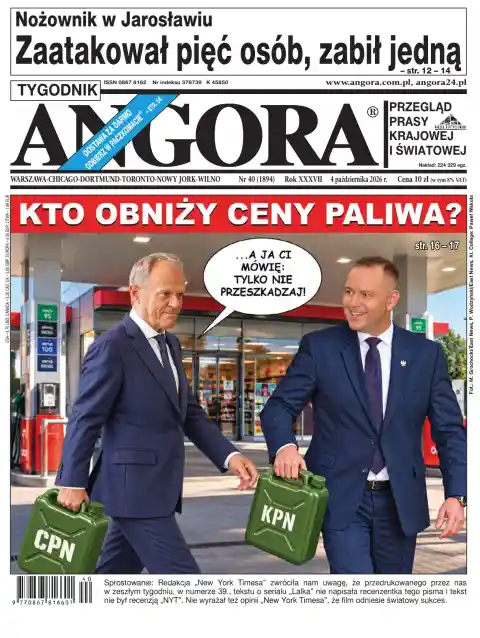 Capa do Angora de 4 de outubro de 2026. Manchete: Atacou cinco pessoas, matou uma.