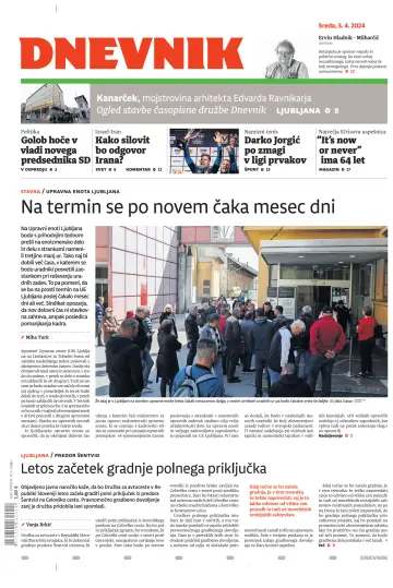 Dnevnik (Slovenija) - 03 avr. 2024