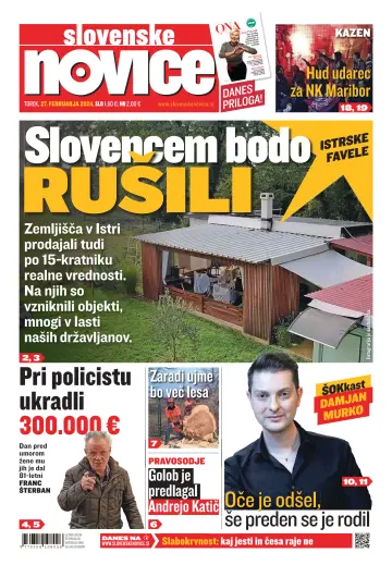 Slovenske Novice - 27 Feb 2024