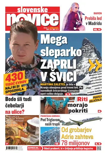 Slovenske Novice - 03 avr. 2024