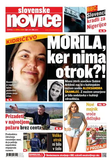 Slovenske Novice - 11 Apr. 2024