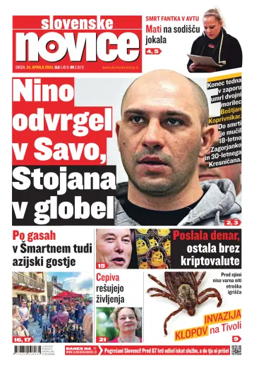 Slovenske Novice - 24 avr. 2024