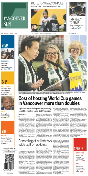 Vancouver Sun - 01 май 2024