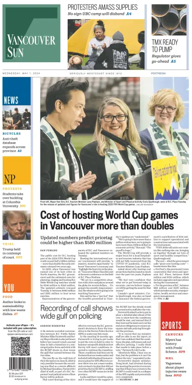 Vancouver Sun - 1 May 2024