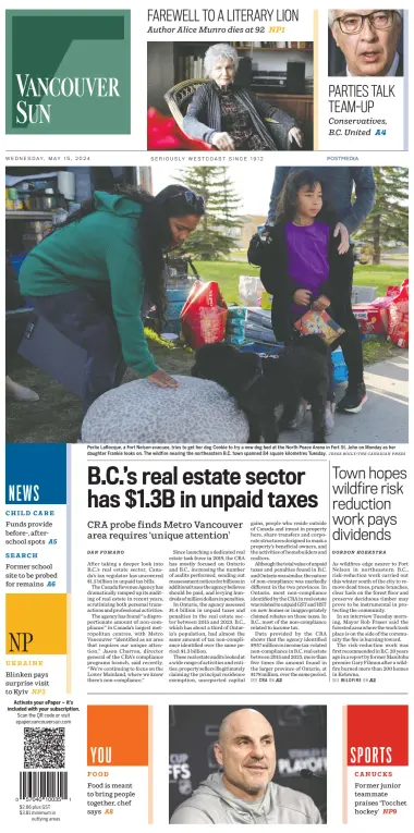 Vancouver Sun - 15 May 2024