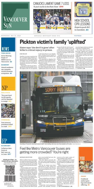 Vancouver Sun - 22 May 2024
