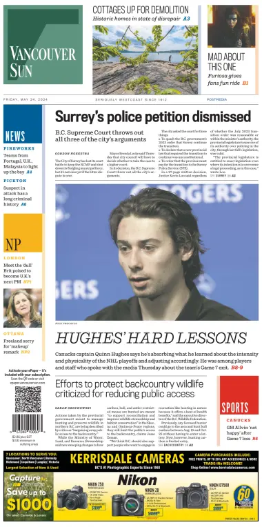 Vancouver Sun - 24 May 2024