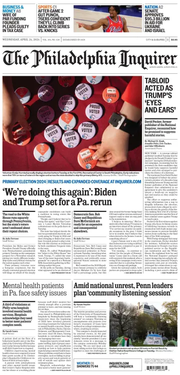 The Philadelphia Inquirer - 24 四月 2024