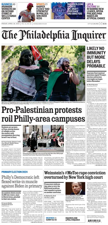 The Philadelphia Inquirer - 26 Apr 2024