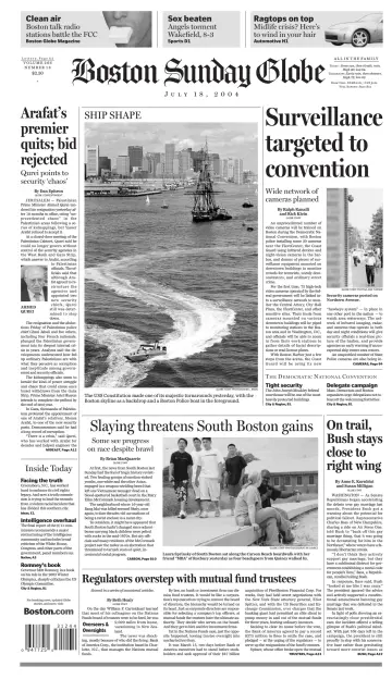 Boston Sunday Globe - 18 Jul 2004