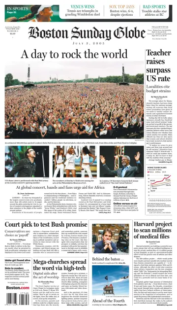 Boston Sunday Globe - 3 Jul 2005