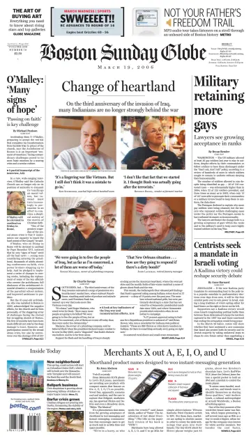 Boston Sunday Globe - 19 Mar 2006