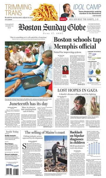 Boston Sunday Globe - 17 Jun 2007