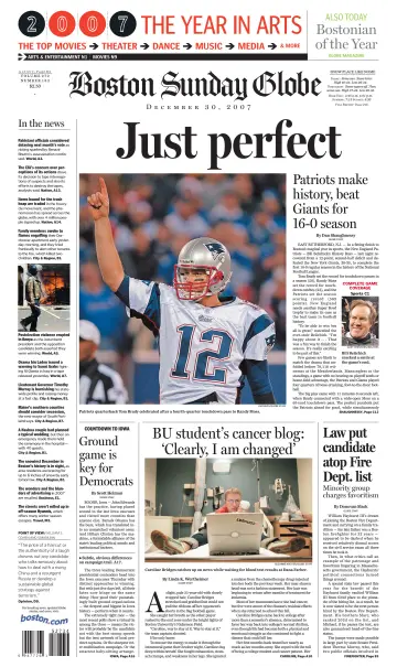 Boston Sunday Globe - 30 Dec 2007