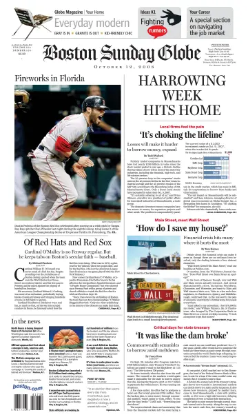 Boston Sunday Globe - 12 Oct 2008