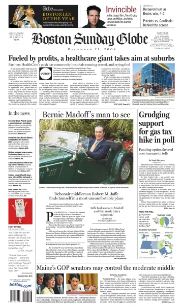 Boston Sunday Globe - 21 Dec 2008