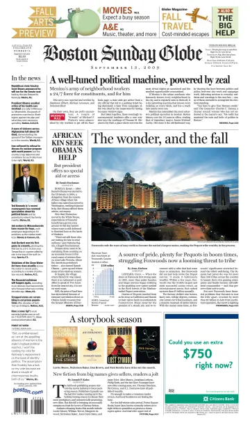 Boston Sunday Globe - 13 Sep 2009