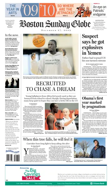 Boston Sunday Globe - 27 Dec 2009