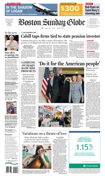 Boston Sunday Globe - 21 Mar 2010