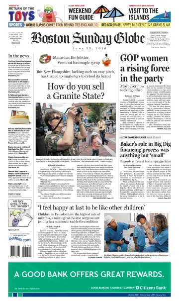 Boston Sunday Globe - 13 Jun 2010