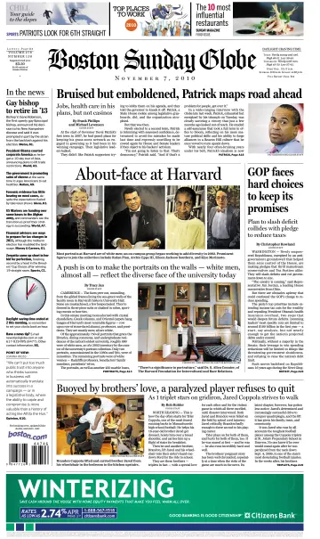 Boston Sunday Globe - 7 Nov 2010