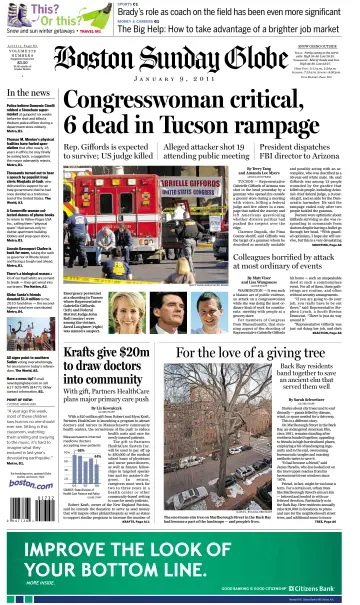 Boston Sunday Globe - 9 Jan 2011
