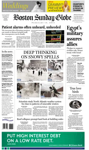 Boston Sunday Globe - 13 Feb 2011