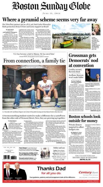 Boston Sunday Globe - 15 Jun 2014
