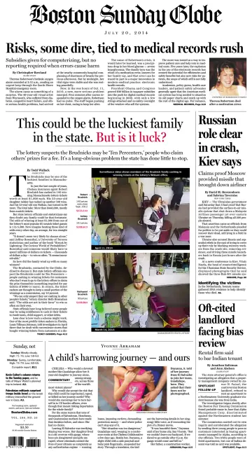 Boston Sunday Globe - 20 Jul 2014