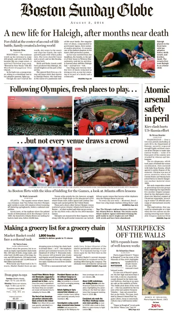 Boston Sunday Globe - 3 Aug 2014
