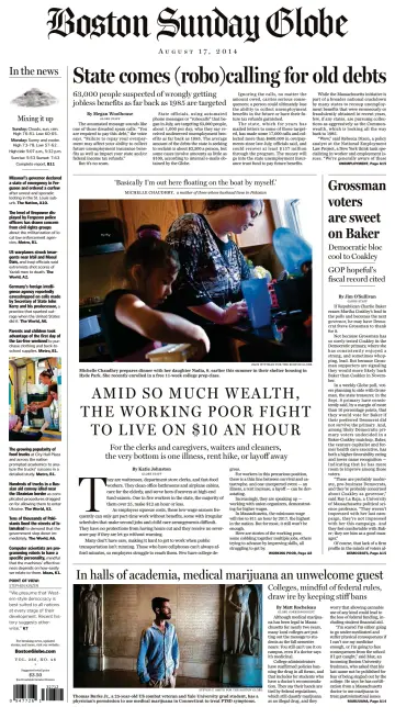 Boston Sunday Globe - 17 Aug 2014