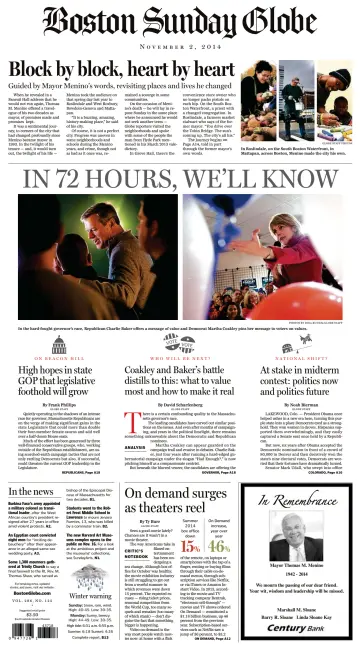 Boston Sunday Globe - 2 Nov 2014