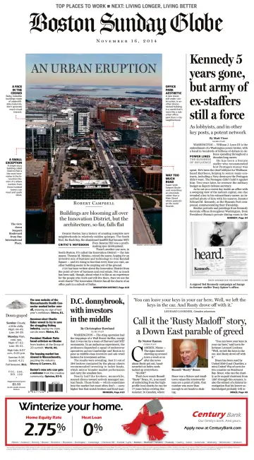 Boston Sunday Globe - 16 Nov 2014