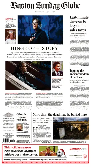Boston Sunday Globe - 30 Nov 2014