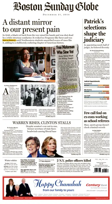 Boston Sunday Globe - 21 Dec 2014