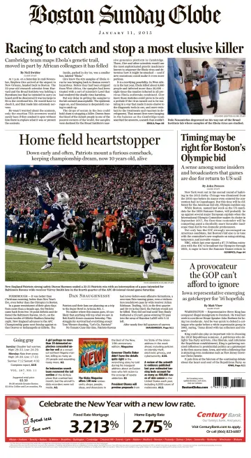 Boston Sunday Globe - 11 Jan 2015